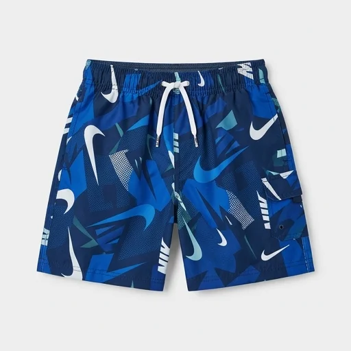 Nike Boys' Printed Swim Trunk
