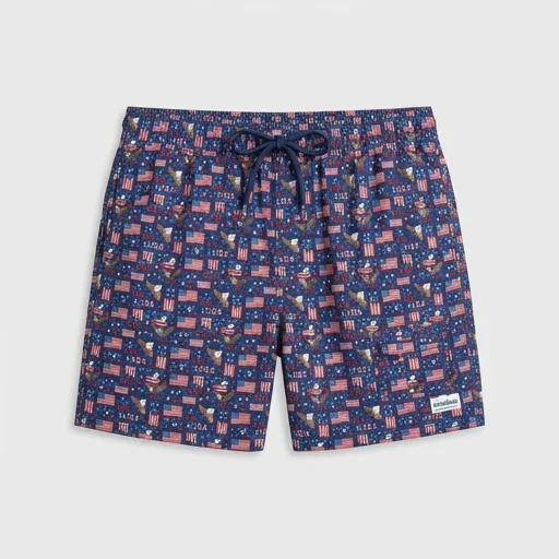 Chubbies Classic Americana Swim Trunk