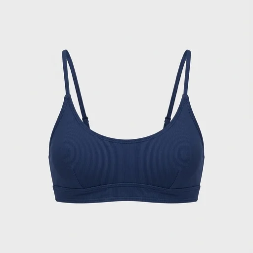 Cupshe Ribbed Scoop Neck Bikini Top