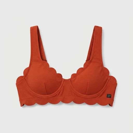 Billabong Tanlines Scallop Bikini Top