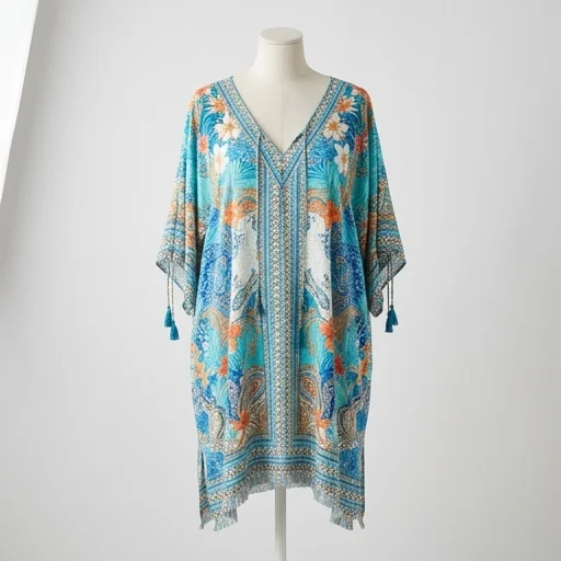 Seafolly Women's Printed Kaftan Cover Up